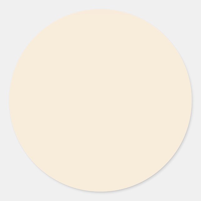Sticker Rond Couleur solide blanc antique (Devant)
