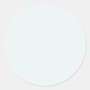 Sticker Rond Couleur solide blanche givrée   Classique   Élégan
