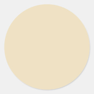 Sticker Rond Couleur solide blanche hollandaise