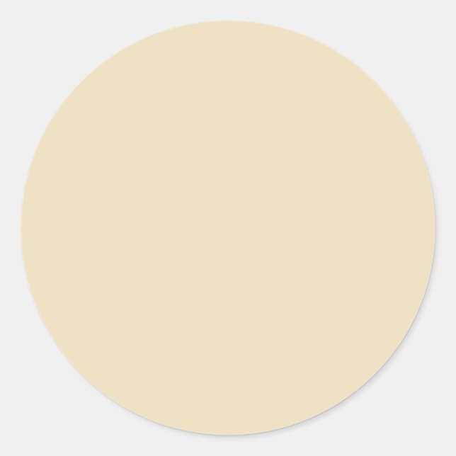 Sticker Rond Couleur solide blanche hollandaise (Devant)