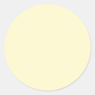 Sticker Rond Couleur solide de chiffon citron