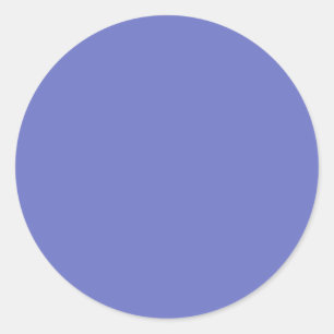 Sticker Rond Couleur solide du Modèle violet pur violet violet