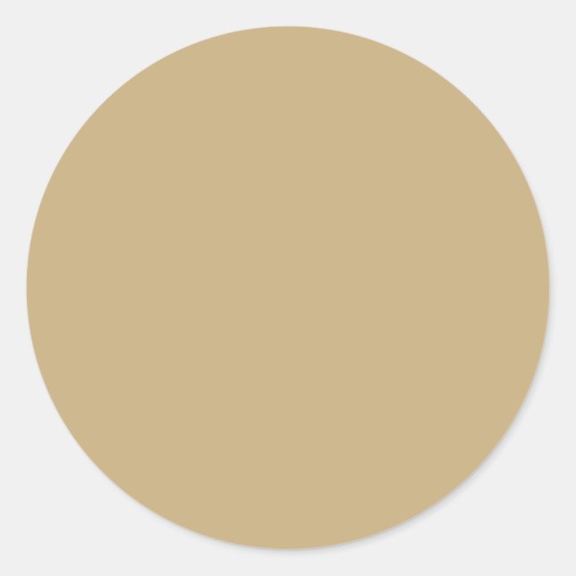Sticker Rond Couleur uni beige clair (Devant)