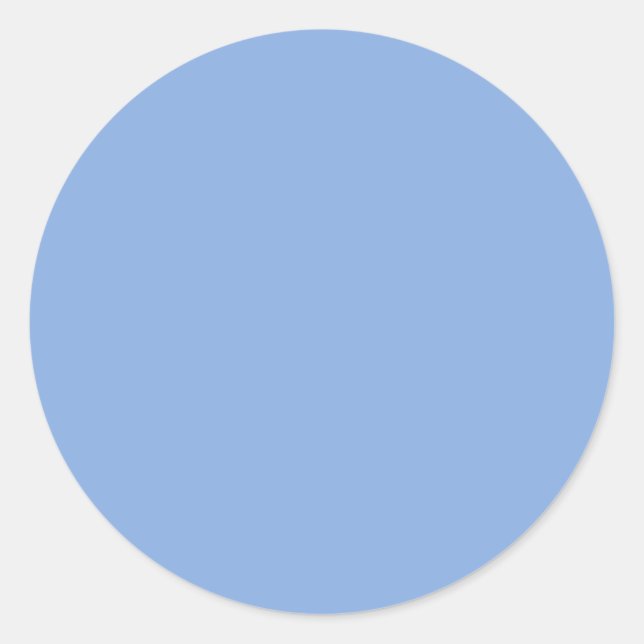 Sticker Rond Couleur uni bleu bleu clair (Devant)