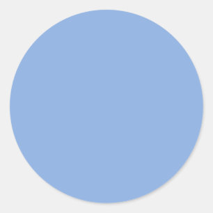 Sticker Rond Couleur uni bleu bleu clair
