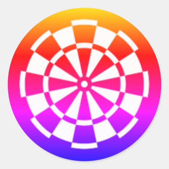 Sticker Rond Couleurs (Devant)