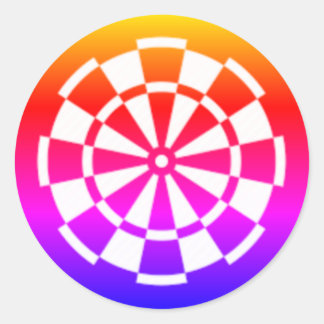 Sticker Rond Couleurs