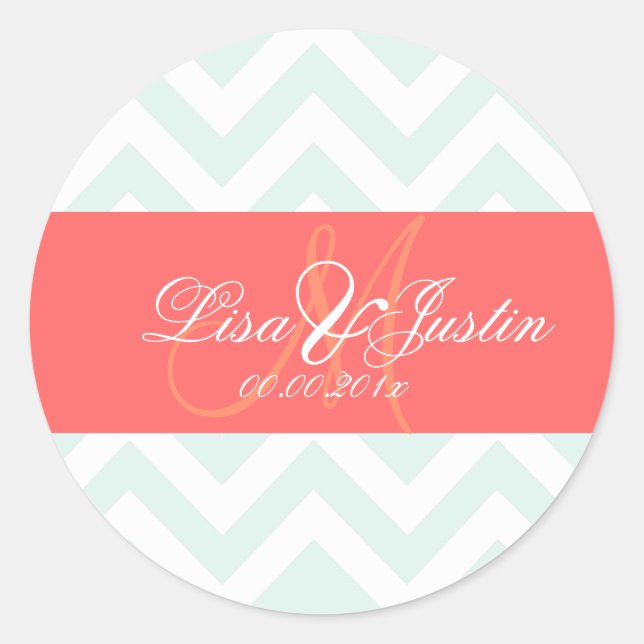 Sticker Rond Couleurs chevrons/do-it-yourself PixDezines (Devant)