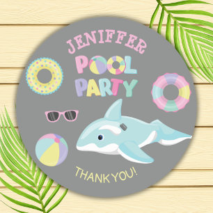 STICKER ROND COULEURS PASTEL OU PISCINE INFLABLE