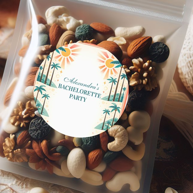 Sticker Rond Country Club Pickleball Enterrement de Vie de Jeun (Créateur téléchargé)