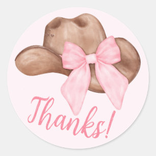 Sticker Rond Country Girl Cowboy Boots n’Casquette