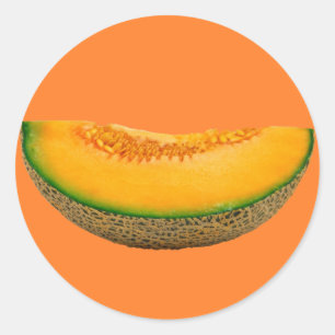 Sticker Rond Coupe de melon