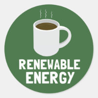 Coupe du café d'énergie renouvelable