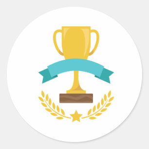 Sticker Rond Coupe du monde des prix