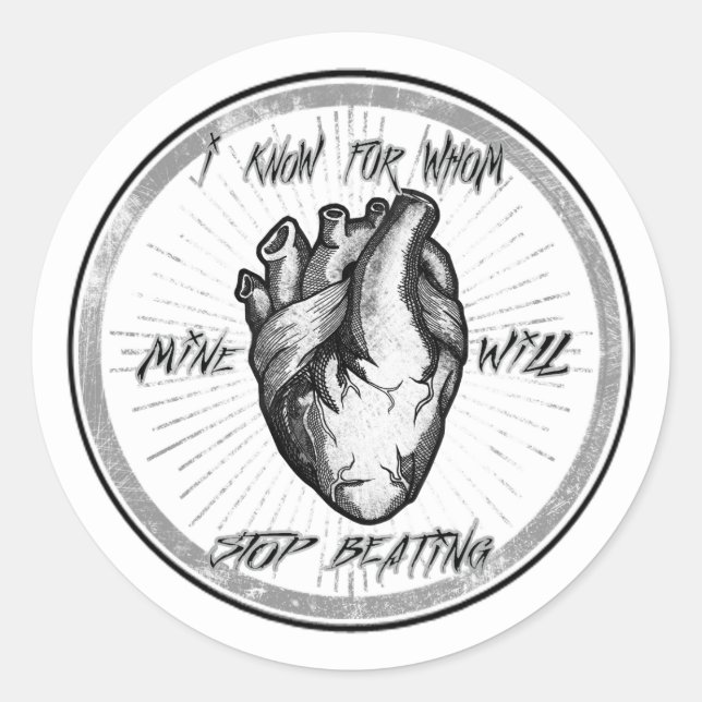 Sticker Rond Coupe-moi Open V2 (Devant)