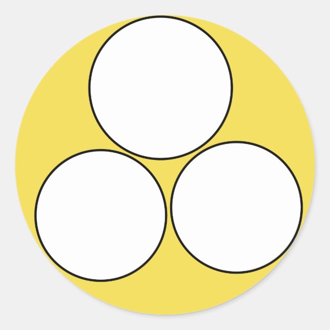 Sticker Rond couper chaque petit cercle hors HERSHY KISSES STIC (Devant)