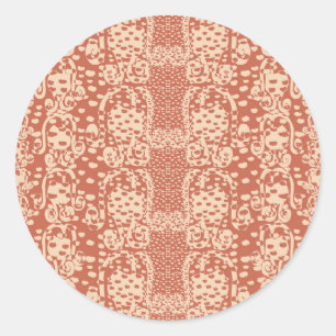 Sticker Rond Coupes de fleurs de bulbes de rose