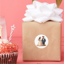 Couple Mariage avec Chiens - Pastel Éffrayant