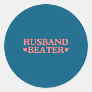 Sticker Rond Couple Marié Sale Veste De Beauf