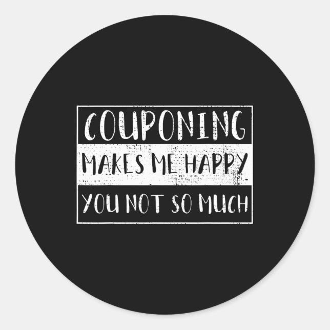Sticker Rond Couponing Vintage (Devant)