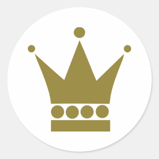 Sticker Rond Couronne (Devant)