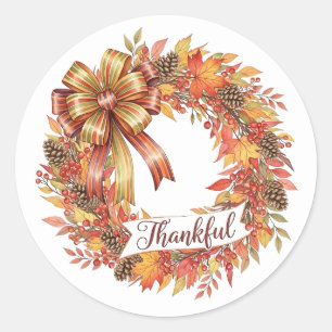 Sticker Rond Couronne de gratitude