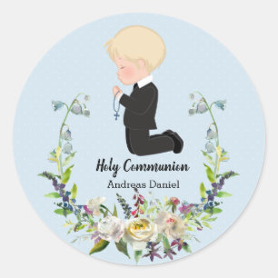 Sticker Rond Couronne de la Sainte Communion