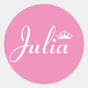 Sticker Rond Couronne de Princesse