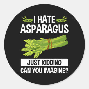 Sticker Rond Couronnes D'Asperges Pour Planter Des Herbes D'Asp