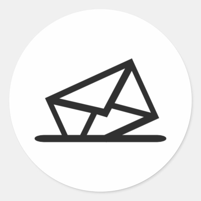 Sticker Rond Courrier (Devant)