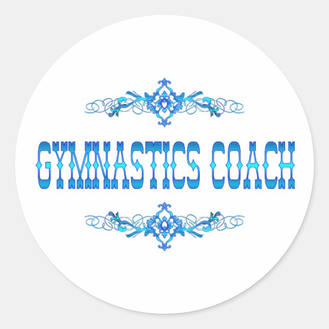 STICKER ROND COURS DE GYMNASTIE (Devant)