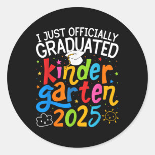 Sticker Rond Cours officiel de fin d'études secondaires