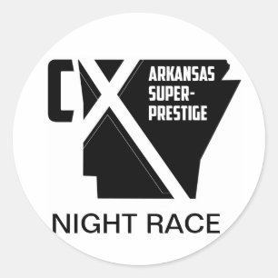 Sticker Rond Course de nuit ASP