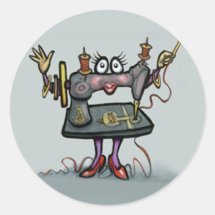 Sticker Rond Couture
