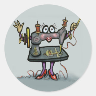 Sticker Rond Couture