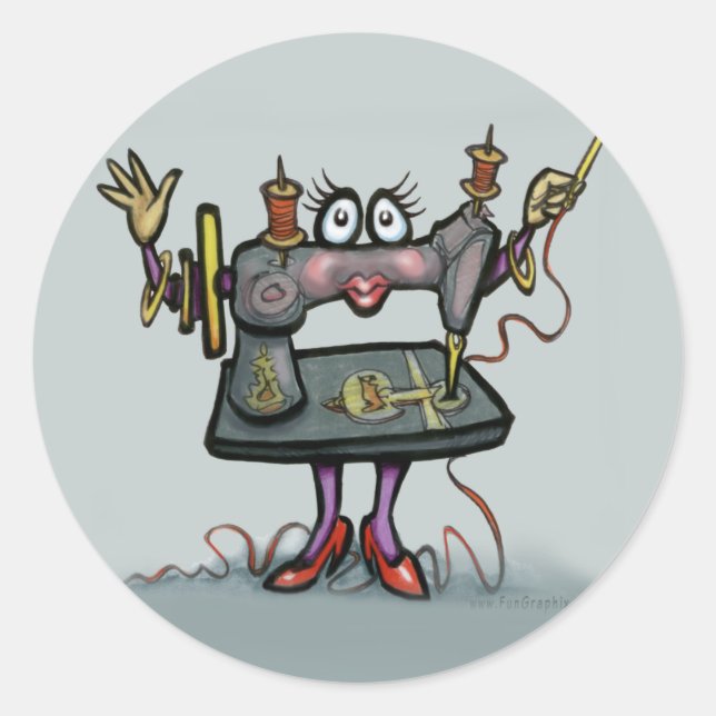 Sticker Rond Couture (Devant)