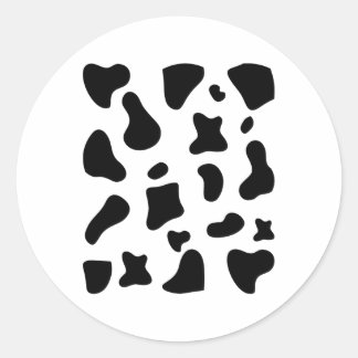 Sticker Rond Cow