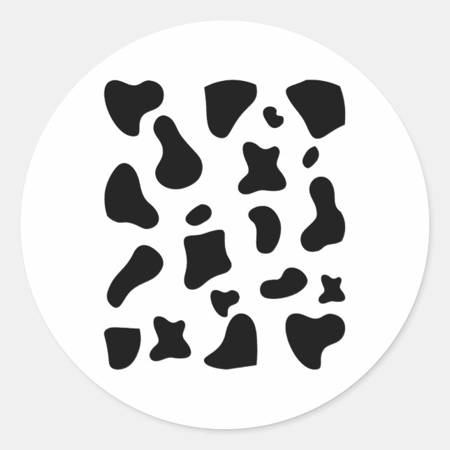 Sticker Rond Cow (Devant)