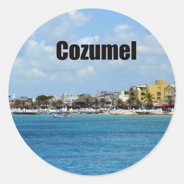 Sticker Rond Cozumel (Devant)