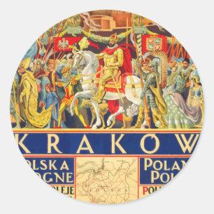 Sticker Rond Cracovie