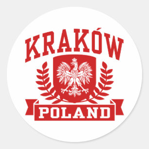 Sticker Rond Cracovie Pologne