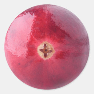 Sticker Rond Cranberry