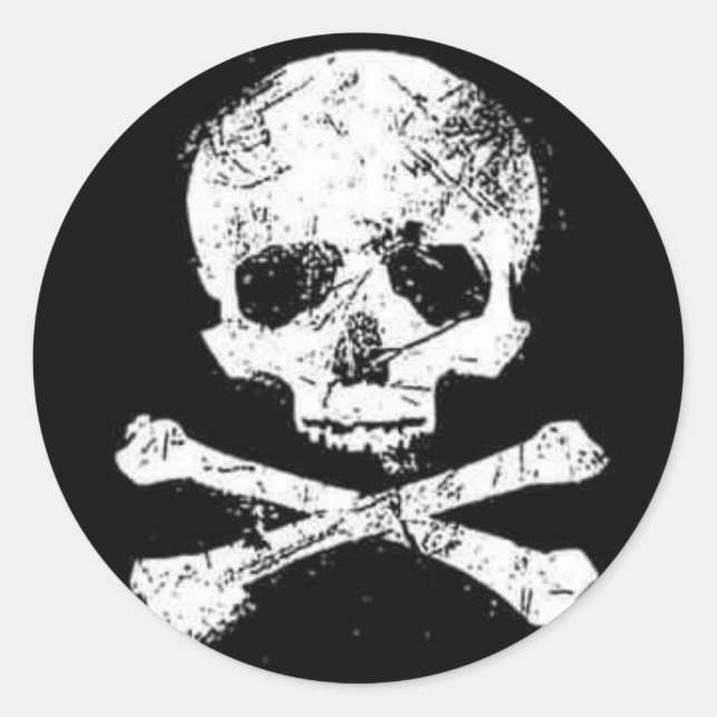 Sticker Rond crâne (Devant)