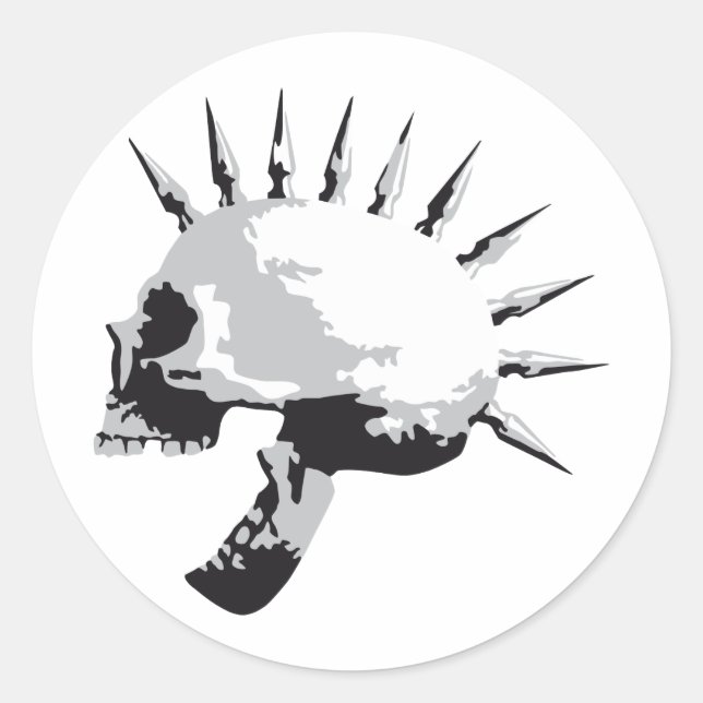 Sticker Rond crâne (Devant)