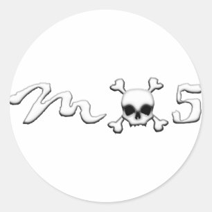 Sticker Rond Crâne MX5