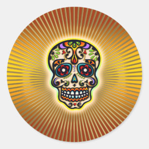 Sticker Rond crâne strahlen.png