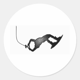 STICKER ROND CRAQUE WAKEBOARD