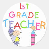 Crayons 1er grade Teacher Tshirts et cadeaux