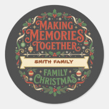 Création de souvenirs ensemble Famille Noël