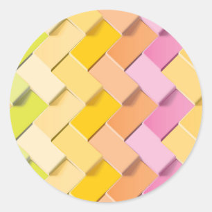 Sticker Rond Création d'un nouveau Motif